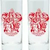 2 Vasos Gryffindor Escudo - Harry Potter