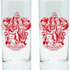 2 Vasos Gryffindor Escudo - Harry Potter