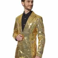 Americana De Lentejuelas Doradas - Suitmeister -Complementos Ventas americana de lentejuelas doradas suitmeister 2