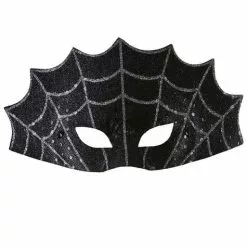 Antifaz De Telaraña Negra