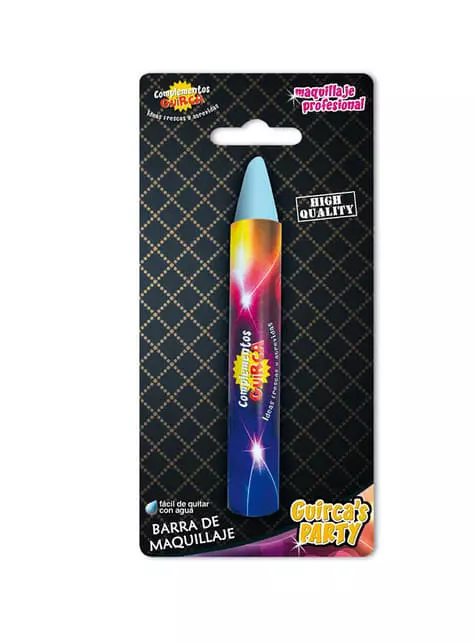 Barra De Maquillaje 14x90 Azul Celeste 3 Barra De Maquillaje 14x90 Azul Celeste