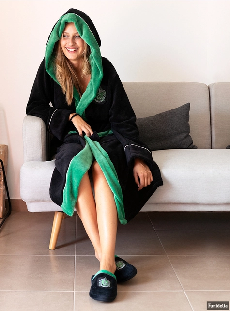 Bata De Slytherin Para Adulto - Harry Potter 7 Bata De Slytherin Para Adulto - Harry Potter - Imagen 5