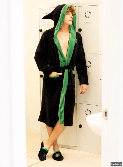 Bata De Slytherin Para Adulto - Harry Potter 9 Bata De Slytherin Para Adulto - Harry Potter - Imagen 7