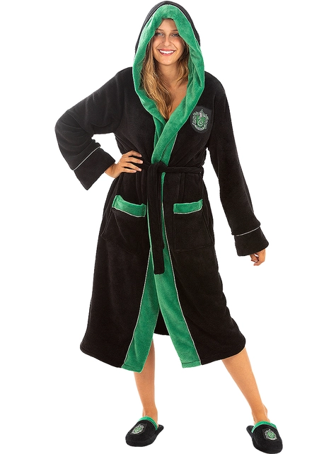 Bata De Slytherin Para Adulto - Harry Potter 3 Bata De Slytherin Para Adulto - Harry Potter