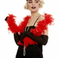 Boa De Plumas Roja -Complementos Ventas boa de plumas roja 1