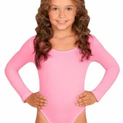 Body Rosa Palo Para Niña