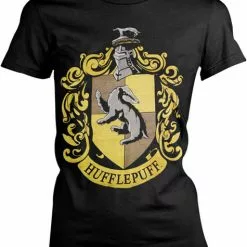 Camiseta De Harry Potter Hufflepuff Crest Para Mujer