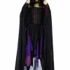 Capa Negra De Bruja Para Mujer