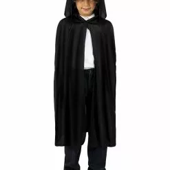 Capa Negra Larga Infantil