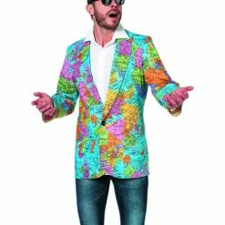 Chaqueta Mapamundi Para Hombre