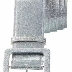 Cinturón Disco Plateado Para Adulto