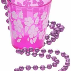 Collar Con Chupito Rosa -Complementos Ventas collar con chupito rosa 1