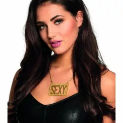 Collar Dorado "Sexy"