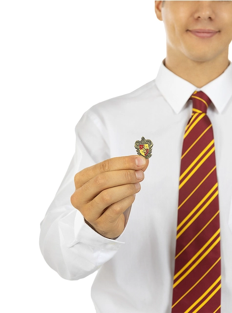 Corbata De Gryffindor Con Pin Harry Potter 5 Corbata De Gryffindor Con Pin Harry Potter - Imagen 3