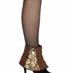 Cubrebotas De Steampunk Marrón Para Adulto