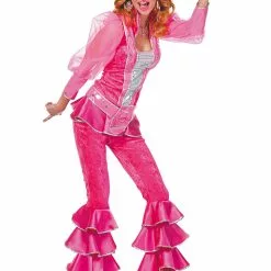 Disfraz De Abba Deluxe Rosa Años 70
