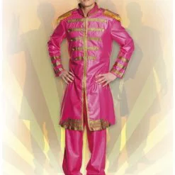 Disfraz De Cantante De Liverpool Rosa Para Hombre -Complementos Ventas disfraz de cantante de liverpool rosa para hombre 2