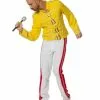 Disfraz De Freddie Mercury -Complementos Ventas disfraz de freddie mercury amarillo para hombre