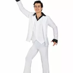 Disfraz De Los Años 70 Disco Para Hombre Talla Grande