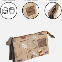 Estuche De Gryffindor Marrón Para Niños - Harry Potter -Complementos Ventas estuche de gryffindor marron para ninos harry potter 1 4