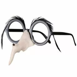 Gafas De Bruja Con Nariz Y Cejas Negras