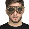 Gafas Steampunk Doradas Para Adulto -Complementos Ventas gafas steampunk doradas para adulto