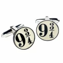 Gemelos De Harry Potter Andén 9 Y 3/4 De Plata Para Hombre