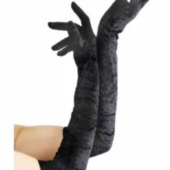 Guantes Negros Largos Deluxe