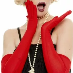 Guantes Rojos Largos