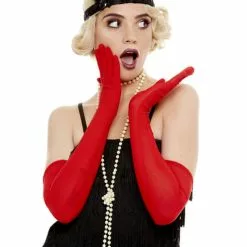 Guantes Rojos Largos -Complementos Ventas guantes rojos largos 3