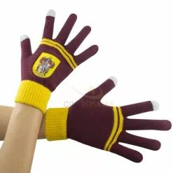 Guantes Táctiles Gryffindor Burdeos - Harry Potter