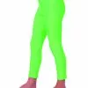 Leggings De Los 70's Verde Para Niña -Complementos Ventas leggings de los 70s verde para nina