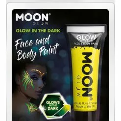 Maquillaje Amarillo Brilla En La Oscuridad