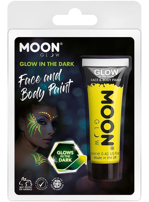 Maquillaje Amarillo Brilla En La Oscuridad 3 Maquillaje Amarillo Brilla En La Oscuridad