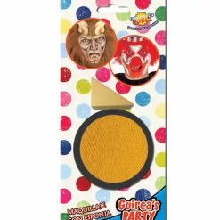 Maquillaje Color Amarillo Con Esponja