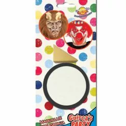 Maquillaje Color Blanco Con Esponja