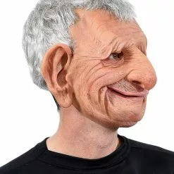 Máscara De Anciano Papa Para Adulto -Complementos Ventas mascara de anciano papa para adulto 3