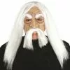 Máscara De Matusalem De PVC Con Pelo Para Adulto -Complementos Ventas mascara de matusalem de pvc con pelo para adulto