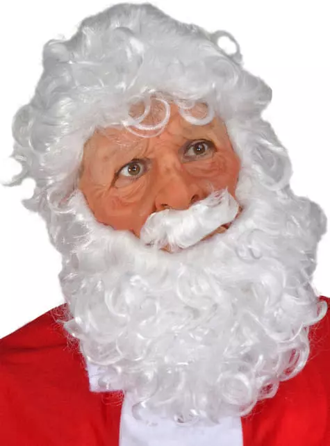 Máscara Santa Claus De Látex 4 Máscara Santa Claus De Látex - Imagen 2