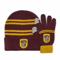 Pack De Gorro Y Guantes Gryffindor Infantil - Harry Potter