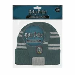 Pack De Gorro Y Guantes Slytherin Infantil - Harry Potter -Complementos Ventas pack de gorro y guantes slytherin infantil harry potter 3