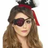 Parche Pirata Rojo -Complementos Ventas parche pirata rojo