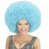 Peluca Afro Azul Gigante Para Adulto -Complementos Ventas peluca afro azul gigante para adulto