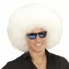 Peluca Afro Blanca Gigante Para Adulto -Complementos Ventas peluca afro blanca gigante para adulto