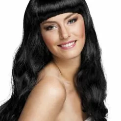 Peluca Chique Negra Para Mujer