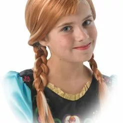 Peluca De Anna Frozen Para Niña