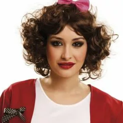 Peluca De Chica 60s Para Mujer