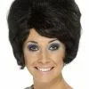 Peluca De Colmena De Los 60 Negra