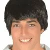 Peluca De Hombre Negra -Complementos Ventas peluca de hombre negra