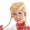 Peluca De Trenzas Rubia -Complementos Ventas peluca de trenzas rubia